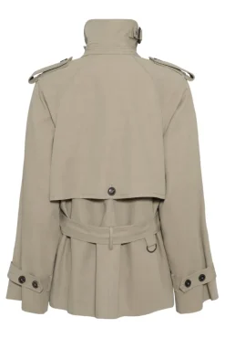 Majorstuen Trench Short Khaki