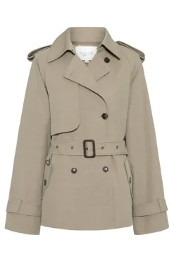 Majorstuen Trench Short Khaki