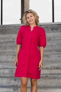 Malanie 2/4 Shirt Dress Jazzy