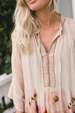 Malika Dress Bleeding Petals