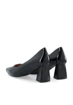 Maralyn Court Shoe Faux Leather Black Patent