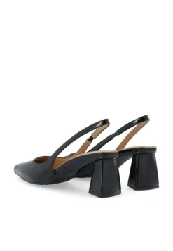 Maralyn Slingback Faux Leather Black Pratia