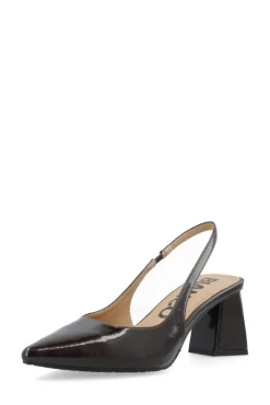 Maralyn Slingback Patent Brown