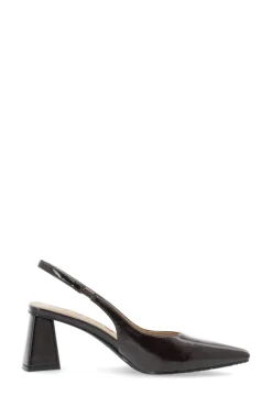 Maralyn Slingback Patent Brown