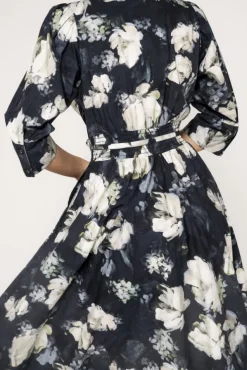 Maria Dress Blue Garden