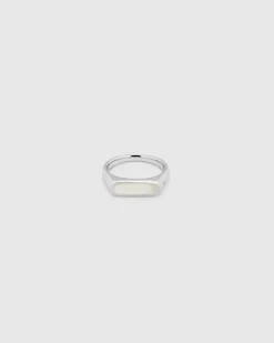 Mario Ring White Mother Of Pearl