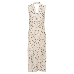 Maris Flower Dress Offwhite