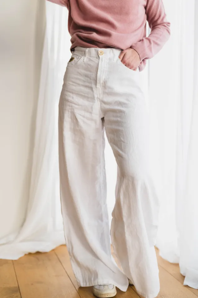 Marlene Linen Summer White