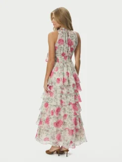 Marli Big Flower Dress Creme