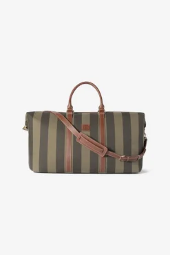 Marlowe Weekend Bag Green Stripe