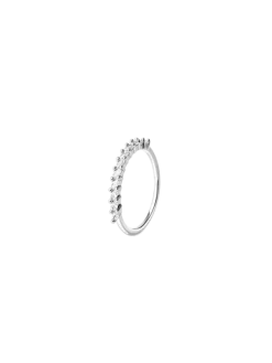 Marquise Stacker Ring Silver
