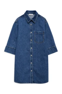 Mary Dress Long Sleeve Freshwater Blue