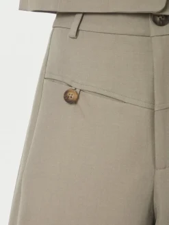 Massie Structure Pants Warm Grey