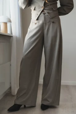 Massie Structure Pants Warm Grey