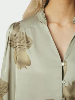 Massima Misty Orchid Blouse Smoke Green