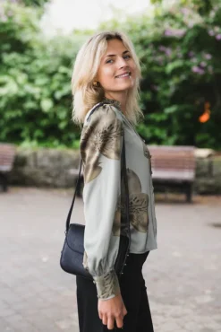 Massima Misty Orchid Blouse Smoke Green