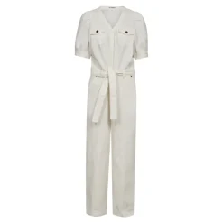 Mateo SS Jumpsuit Offwhite