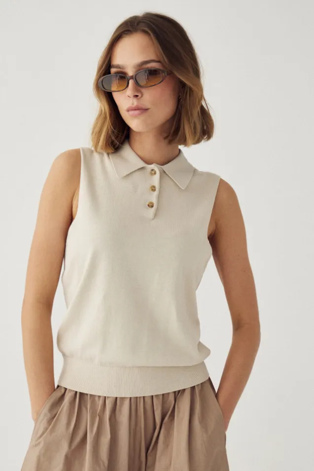 Maxine SL Knit Oyster