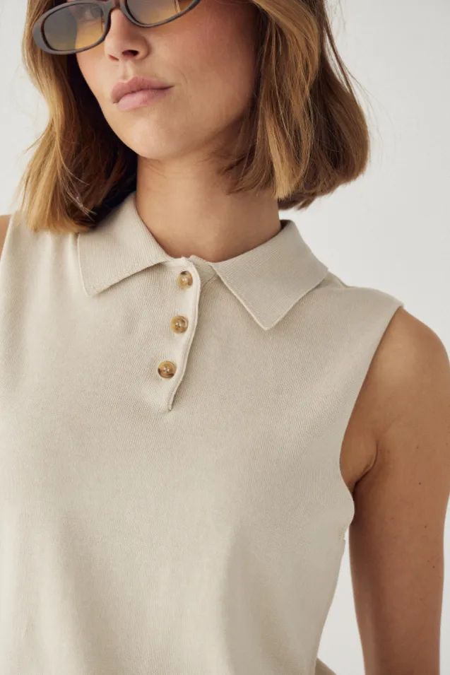 Maxine SL Knit Oyster