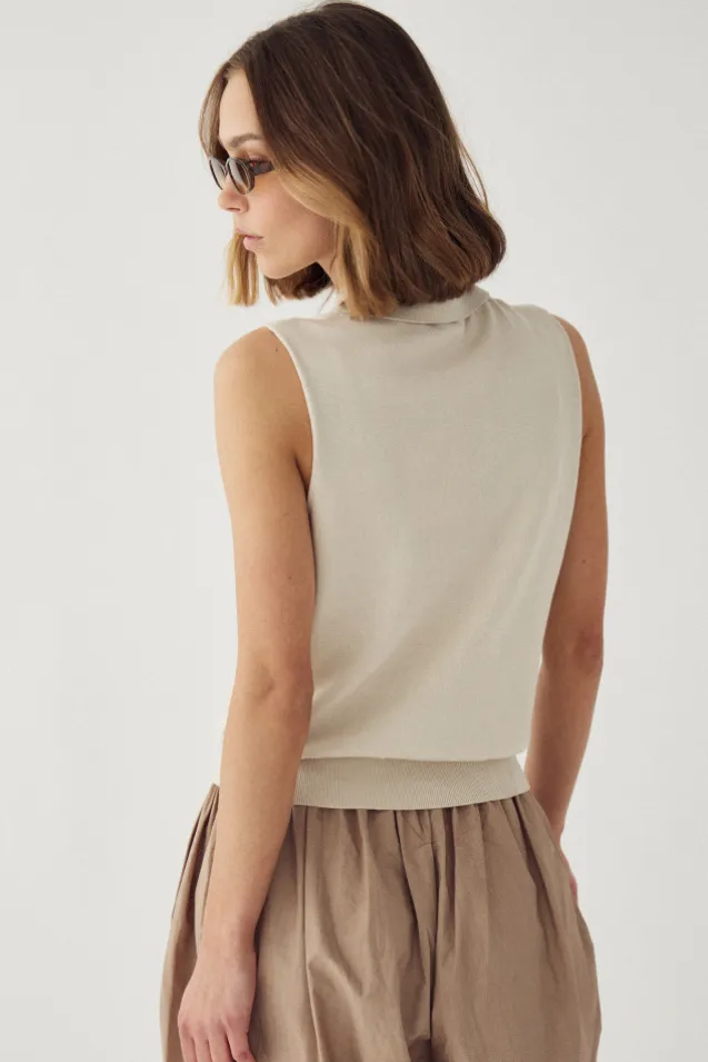 Maxine SL Knit Oyster