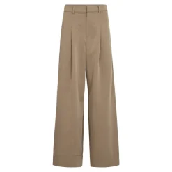 Melva Pleat Pant Faded Khaki