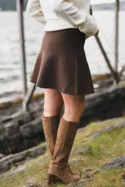 Mercy East Skirt Slate Black