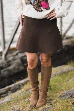 Mercy East Skirt Slate Black
