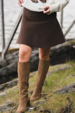 Mercy East Skirt Slate Black