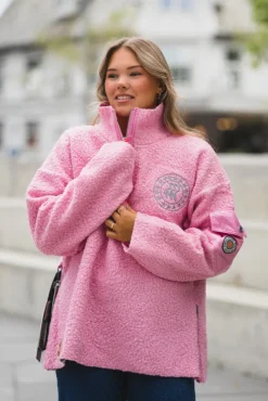 Micky Half Zip Pink