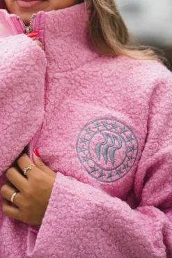 Micky Half Zip Pink