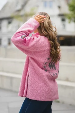 Micky Half Zip Pink