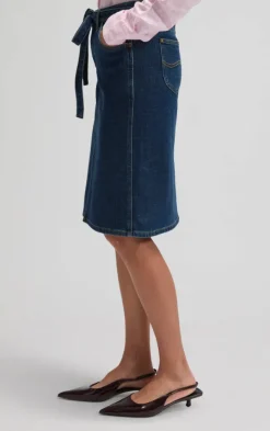 Midi Skirt With A Bow Seaside Trip