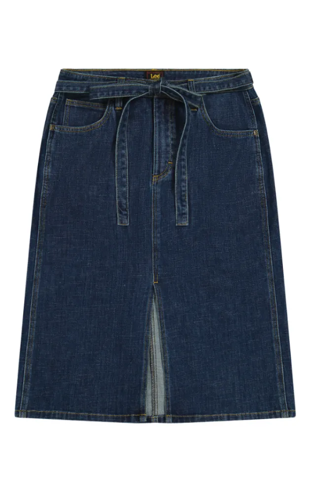 Midi Skirt With A Bow Seaside Trip