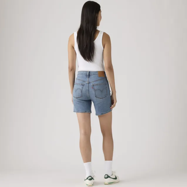 501 Mid Thigh Short Indigo Worn In