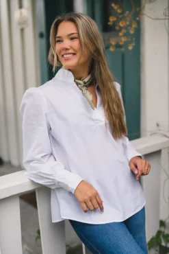 Mie Blouse Optical White