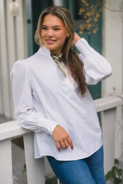 Mie Blouse Optical White