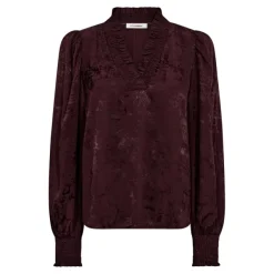 Miko V-Blouse Plum