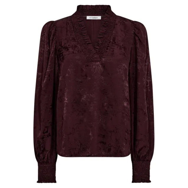 Miko V-Blouse Plum