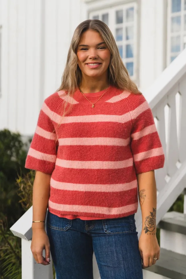 Milania Hope 2/4 Pullover STP F Rose/C Peach Melange
