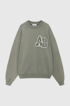 Miles Sweatshirt Letterman Desert Sage