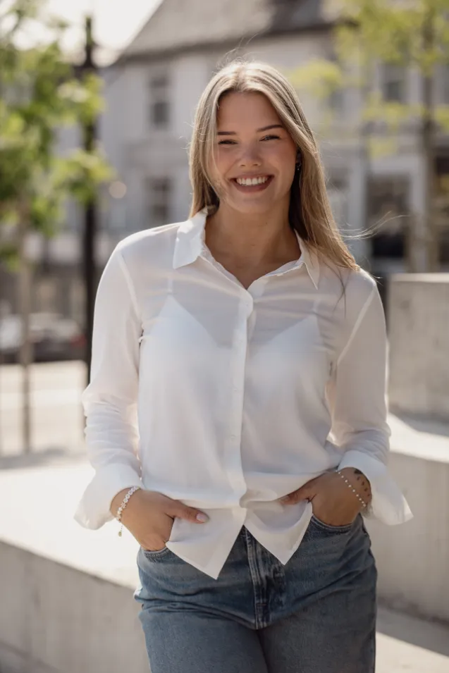 Milly NP Shirt 9942 Clear Cream