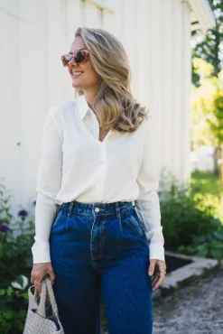 Milly NP Shirt 9942 Clear Cream