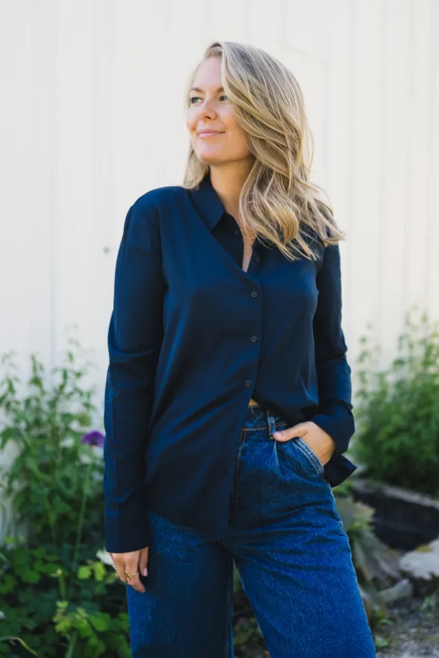 Milly NP Shirt 9942 Dark Sapphire