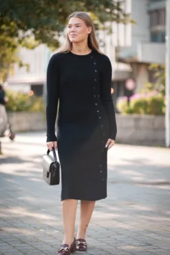 Mima Merino Dress Black