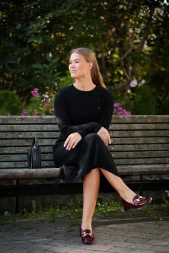 Mima Merino Dress Black