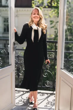 Mima Merino Dress Black