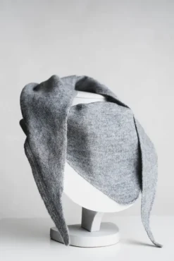 Mina Merino Scarf M. Grey Melange
