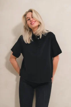 Mina SS Shirt 14028 Black