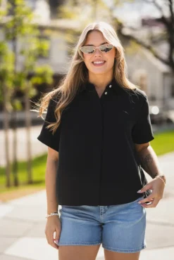 Mina SS Shirt 14028 Black