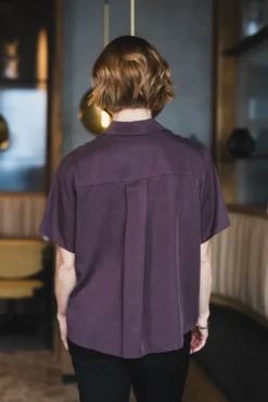 Mina SS Shirt 14028 Fudge